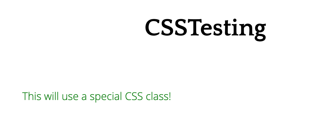 CSS Class